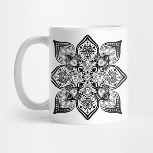 Black Gamer Mandala Mug